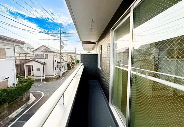 相模原市中央区横山1の新築戸建て2のバルコニーの写真