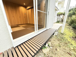 町田市金井2丁目の中古戸建ての庭の写真