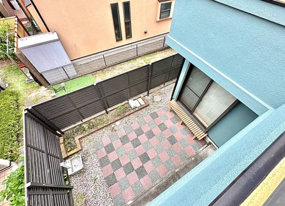 町田市小山町の中古戸建ての庭の写真