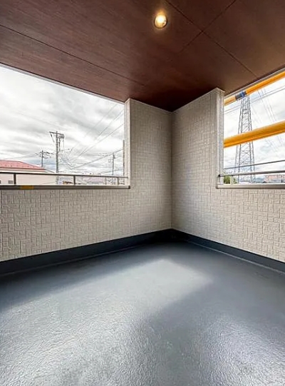 相模原市緑区西橋本3丁目の新築戸建て1のバルコニーの写真