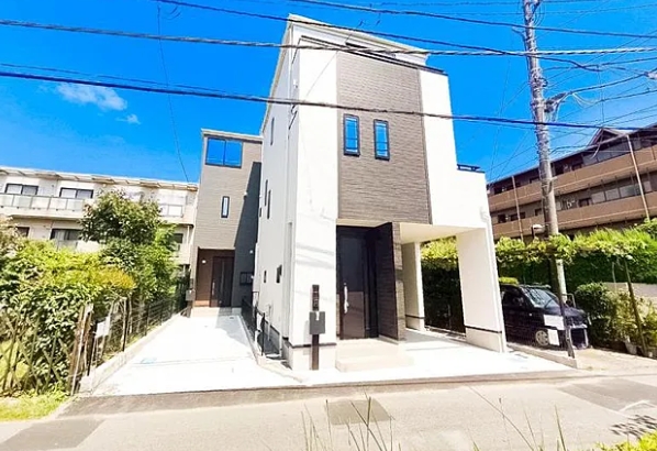 相模原市南区旭町の新築戸建てAの外観の写真