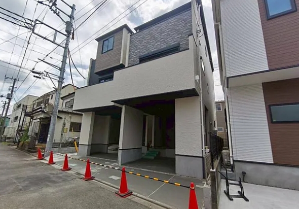 相模原市南区古淵6丁目の新築戸建て2の外観の写真