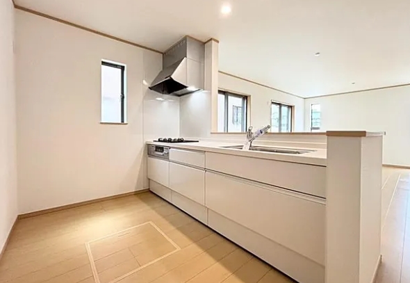 相模原市南区下溝の新築戸建てAのキッチンの写真