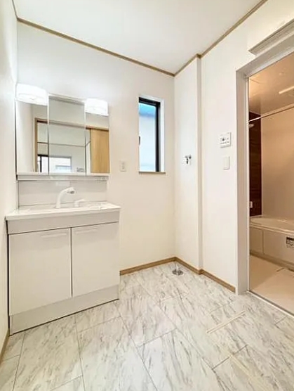 相模原市南区下溝の新築戸建てAの洗濯機置場の写真