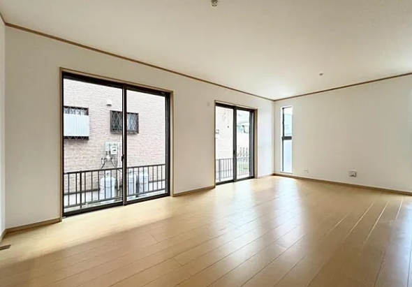 相模原市南区下溝の新築戸建てAのリビングの写真