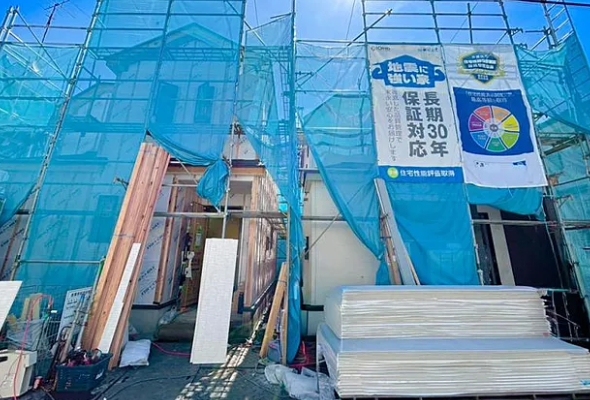 相模原市南区東大沼2丁目の新築戸建てAの外観の写真