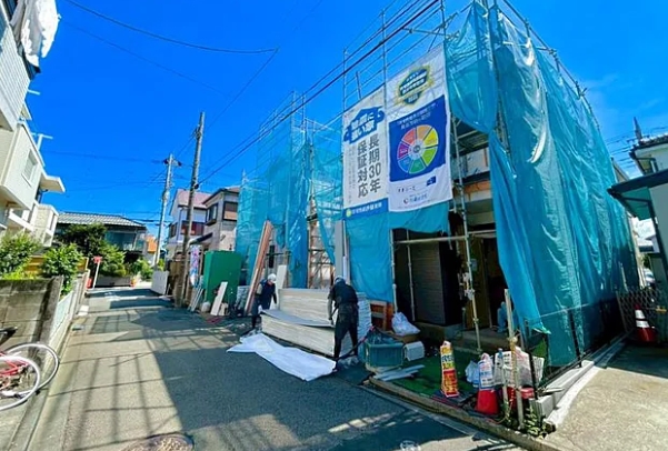 相模原市南区東大沼2丁目の新築戸建てAの外観の写真
