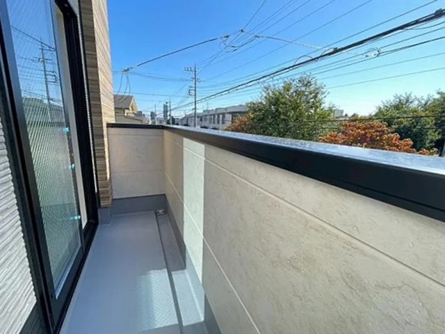 八王子市台町3丁目の新築戸建て2号棟のバルコニーの写真