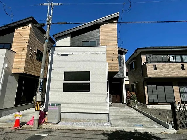 八王子市台町3丁目の新築戸建て2号棟の外観の写真
