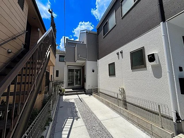 八王子市富士見町の新築戸建て2号棟の外観の写真