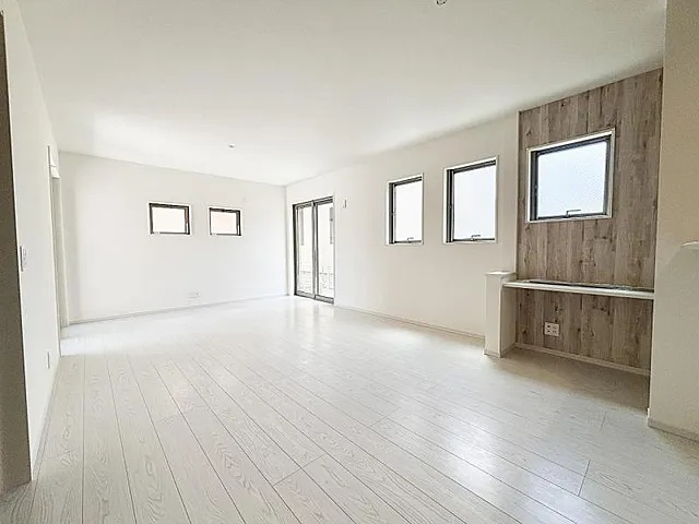 八王子市富士見町の新築戸建て2号棟のリビングの写真