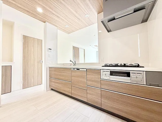 八王子市富士見町の新築戸建て1号棟のキッチンの写真