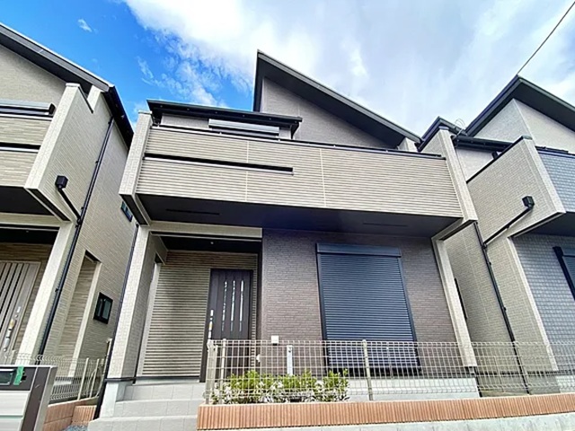 八王子市富士見町の新築戸建て2号棟の外観の写真