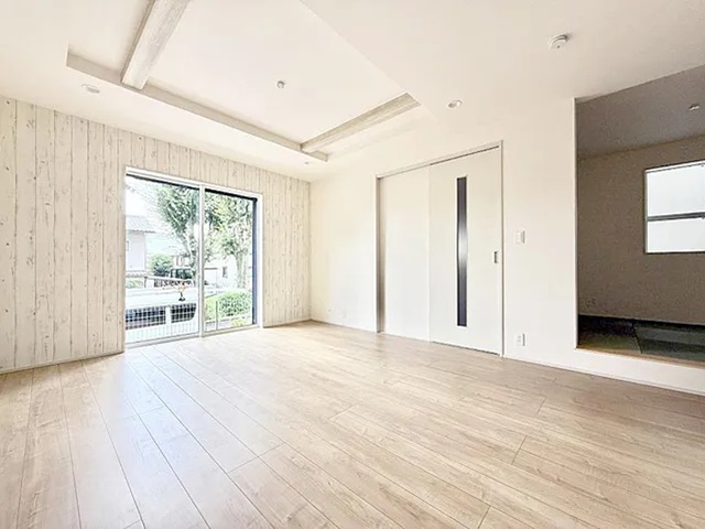 八王子市富士見町の新築戸建て2号棟のリビングの写真