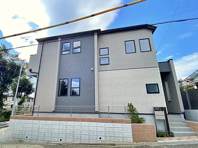 八王子市富士見町の新築戸建て3号棟の外観の写真