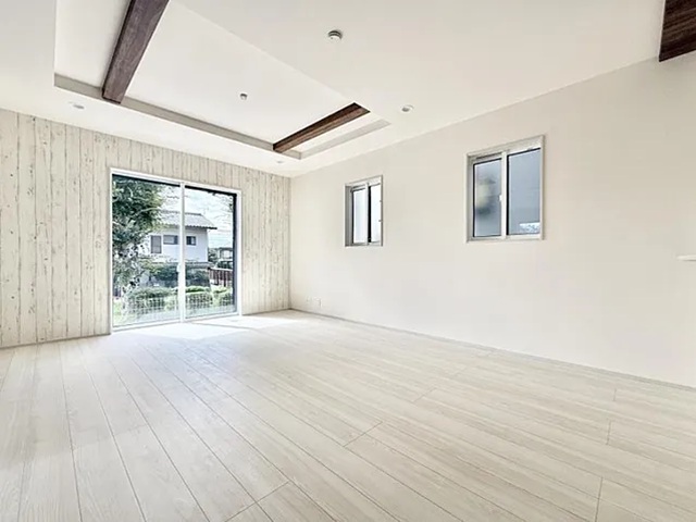 八王子市富士見町の新築戸建て3号棟のリビングの写真