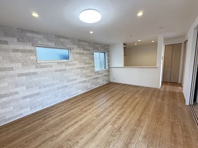 八王子市泉町の新築戸建て1号棟のリビングの写真