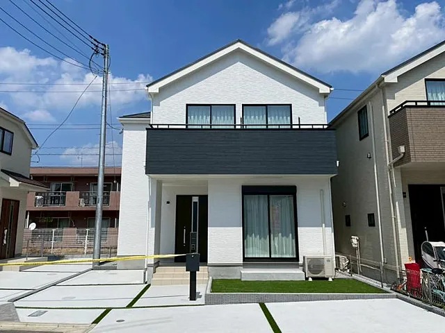 八王子市上壱分方町の新築戸建てC号棟の外観の写真