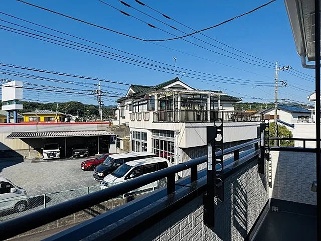 八王子市上壱分方町の新築戸建てF号棟のバルコニーの写真