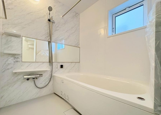 八王子市上柚木の新築戸建て2号棟のバスルーム