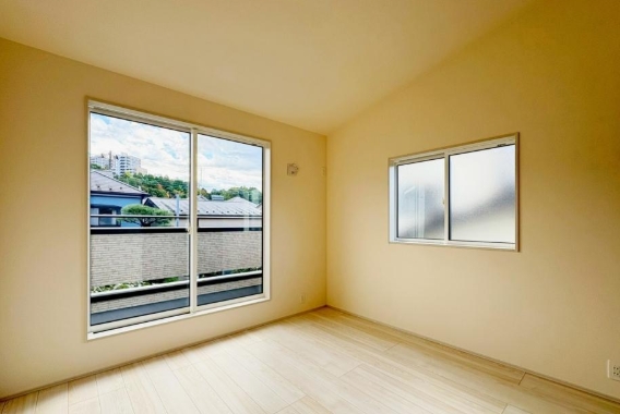 八王子市上柚木の新築戸建て2号棟の洋室1