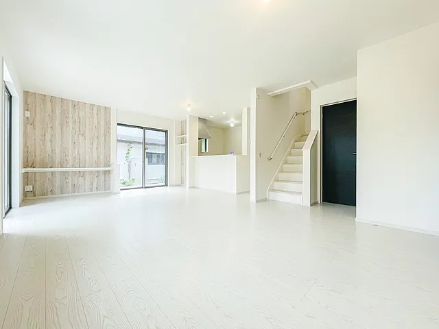 八王子市片倉町の新築戸建てのリビングの写真