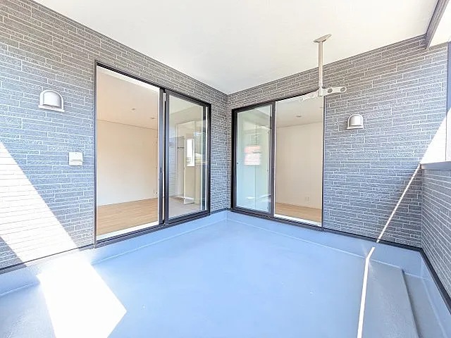八王子市川口町の新築戸建て2号棟のバルコニーの写真