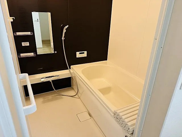 八王子市清川町の新築戸建て1号棟のバスルームの写真