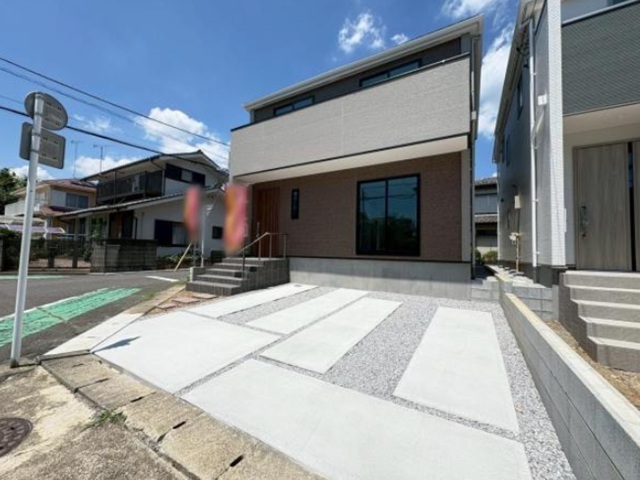 八王子市清川町の新築戸建て1号棟の外観の写真