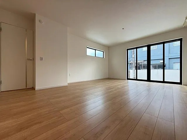 八王子市清川町の新築戸建て1号棟のリビングの写真