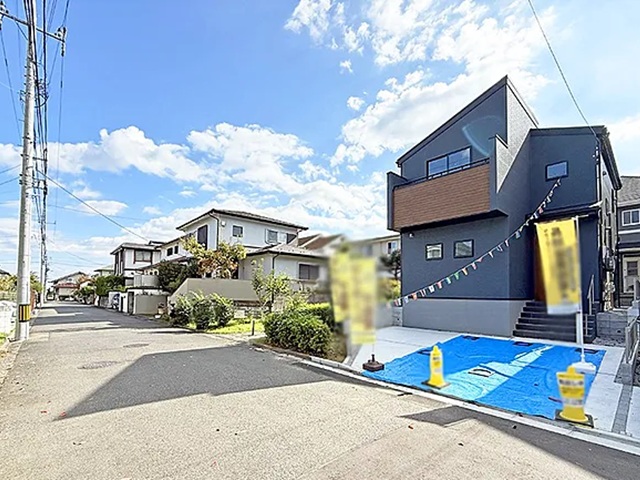 八王子市丸山町の新築戸建て2号棟の外観の写真