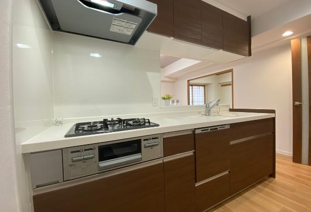 八王子市南大沢1丁目の中古マンションのキッチンの写真