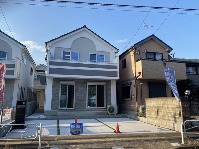 八王子市長沼町の新築戸建て2号棟の外観の写真
