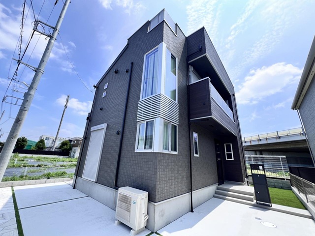 八王子市楢原町の新築戸建て5号棟の外観の写真