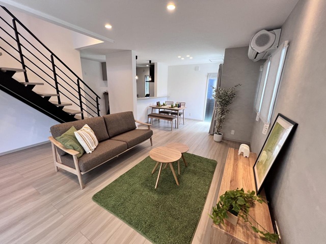 八王子市楢原町の新築戸建て6号棟のリビングの写真