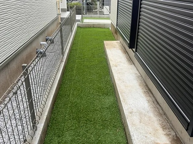 八王子市大和田町5丁目の新築戸建てA号棟の庭の写真