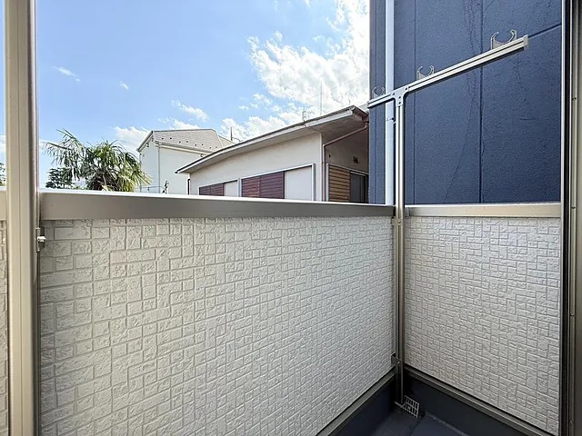 八王子市大和田町7丁目の新築戸建て1号棟のバルコニーの写真