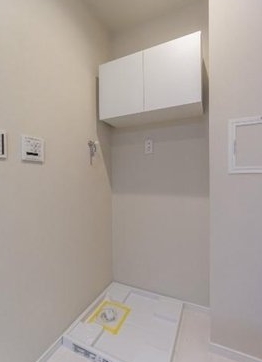 八王子市下柚木3丁目の中古マンションの洗濯機置場の写真