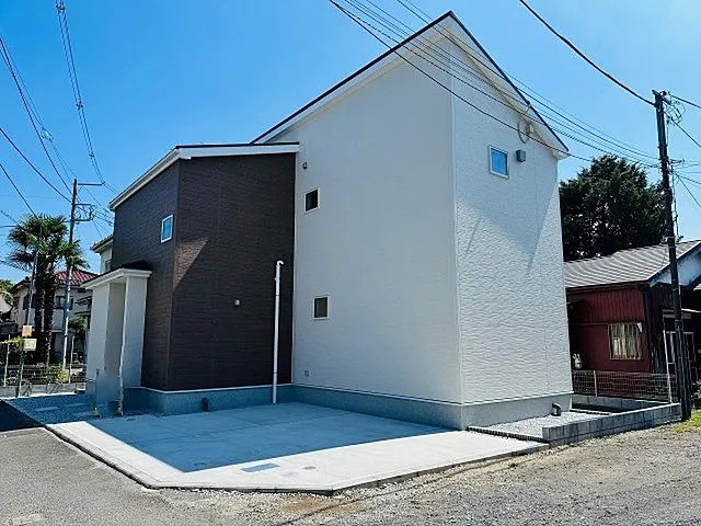八王子市諏訪町の新築戸建ての外観の写真