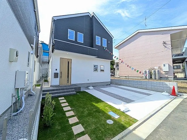 八王子市館町の新築戸建て1号棟の外観1枚目の写真