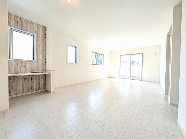 八王子市館町の新築戸建て6号棟のリビングの写真