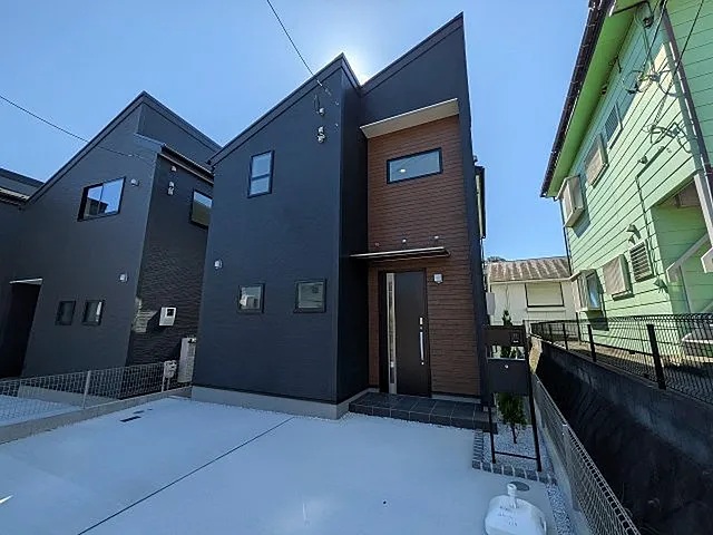 八王子市寺田町の新築戸建て1号棟の外観の写真