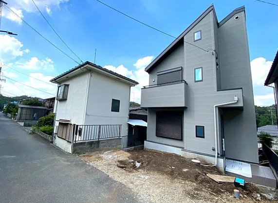 町田市相原町の新築戸建ての外観の写真