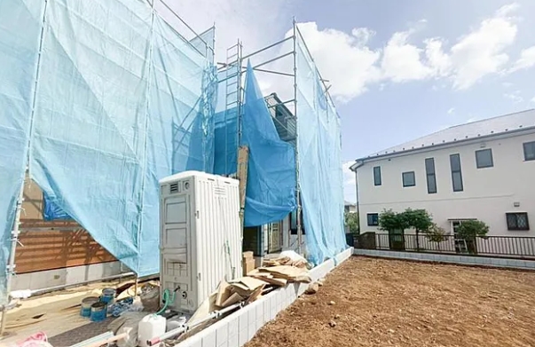 町田市木曽東1丁目の新築戸建てEの外観の写真