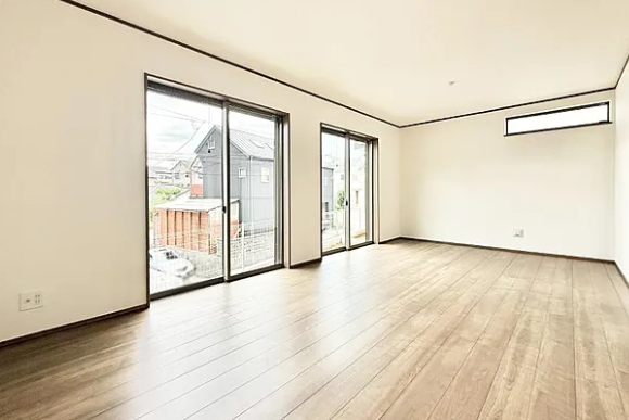 町田市成瀬2丁目の新築戸建てDのリビングの写真