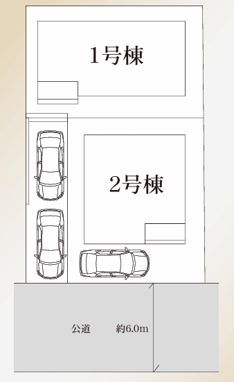 町田市成瀬台2丁目の新築戸建て1の区画図の写真