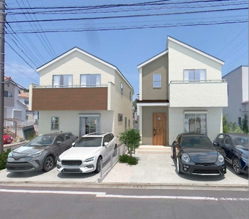 町田市野津田町の新築戸建て3の外観の写真