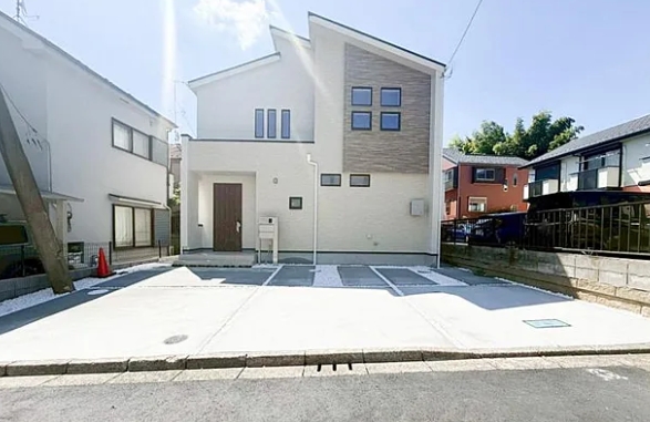 町田市玉川学園8丁目の新築戸建ての外観の写真