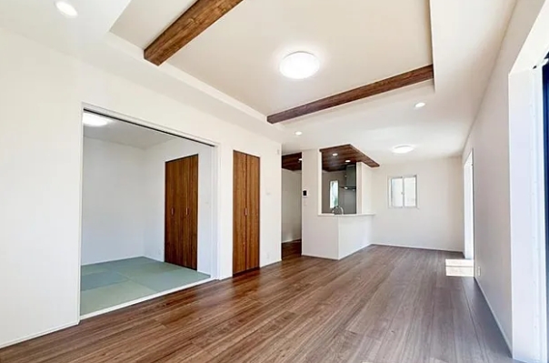 町田市玉川学園8丁目の新築戸建てのリビングの写真