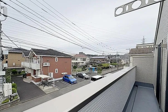 相模原市中央区宮下本町3丁目の新築戸建て2のバルコニーの写真